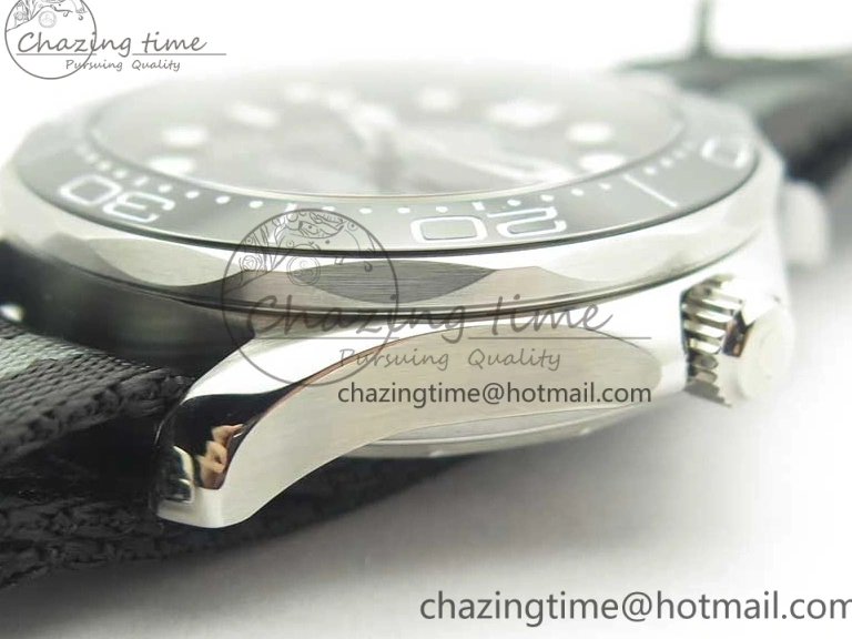 0113 2018 Seamaster Diver 300M VSF Best Edition Black Ceramic Dial on Black Gray Nato Strap A Unique 8057